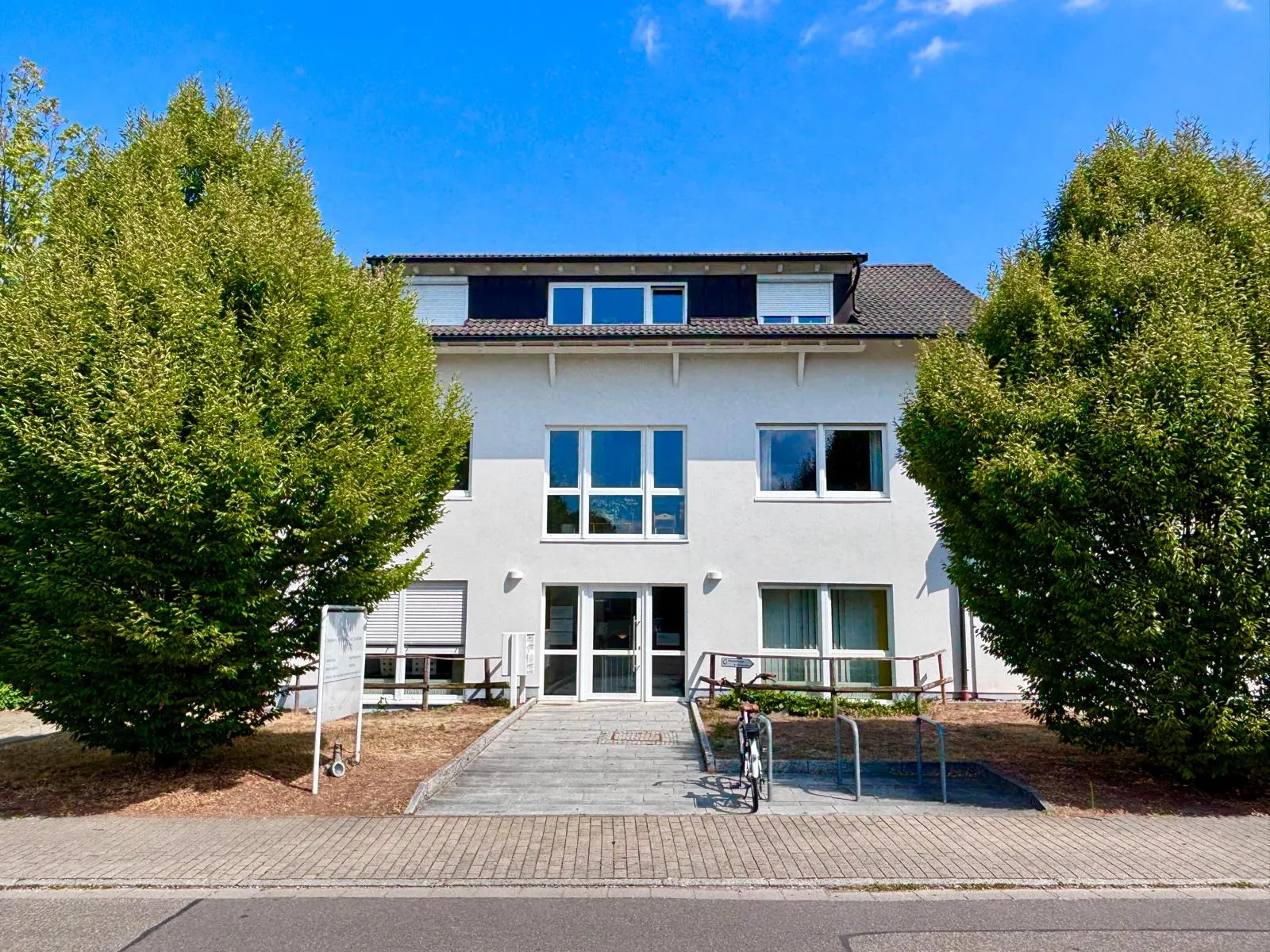 Eingang der Psychotherapiepraxis in Staufen